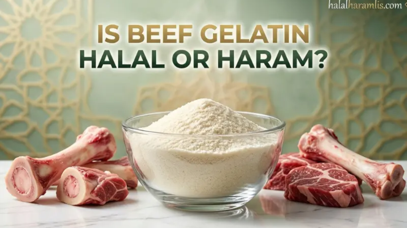 Is beef gelatin halal or haram