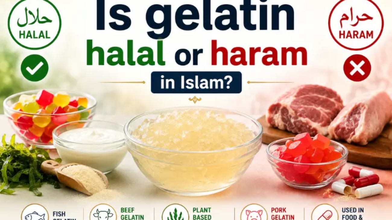 is gelatin halal or haram